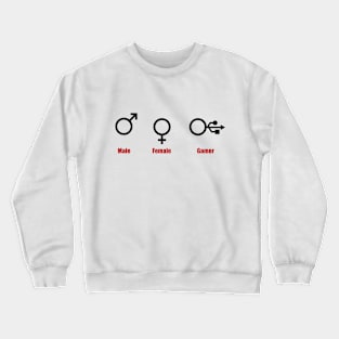 Male Female Gamer Crewneck Sweatshirt